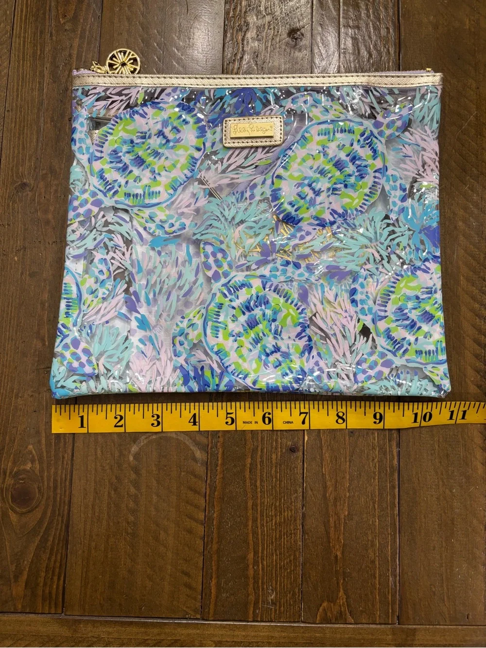 Lilly Pulitzer Cosmetic Pouch with Small Pouch and Koozie